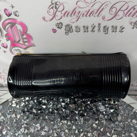 Jean Paul Gaultier bag barrel tootsie new with plastic zipper gold cylinder luxe - Picture 1 of 9